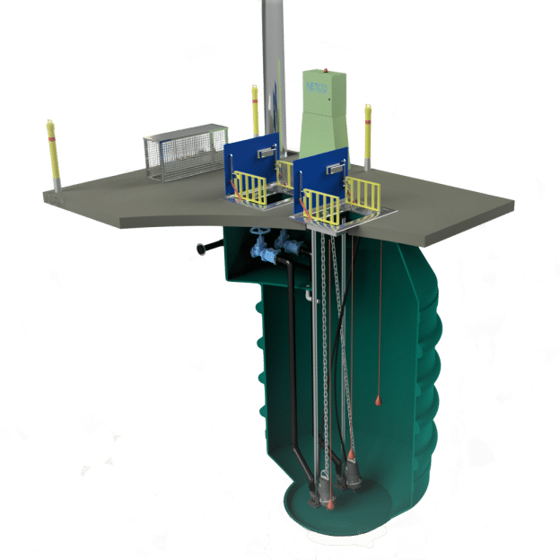 Netco Pumps Digital Illustration